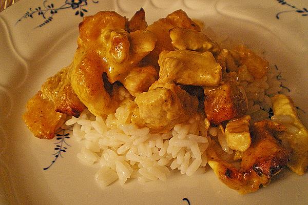 Chicken Curry with Peaches