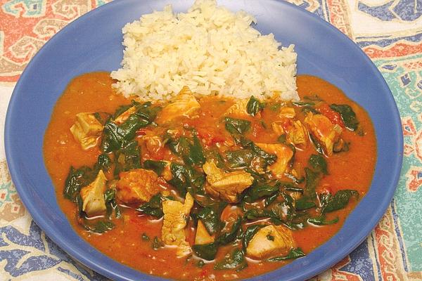 Chicken Curry with Spinach and Garam Masala