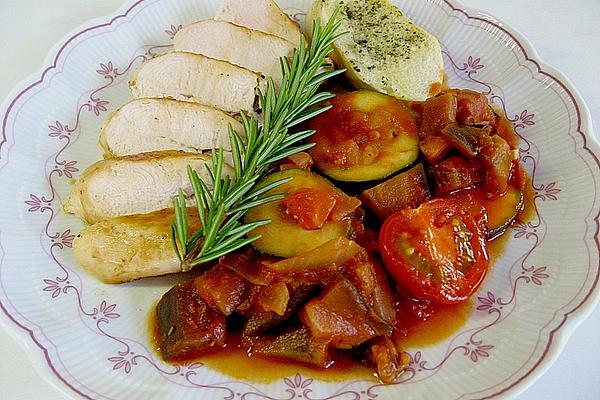 Chicken Fillet with Ratatouille Vegetables
