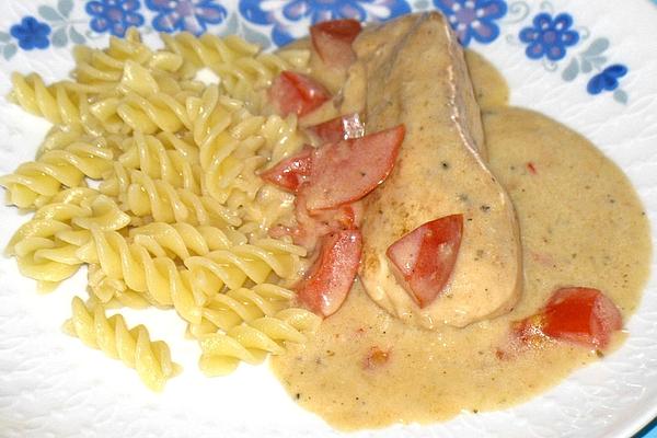 Chicken Fillets in Cheese Sauce
