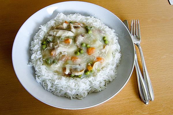Chicken Fricassee with Rice