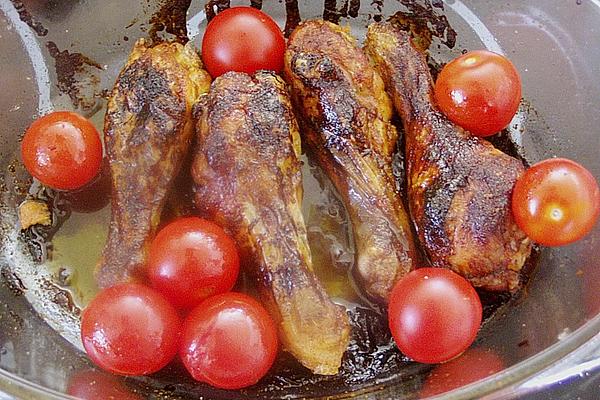 Chicken Legs with Cherry Tomatoes