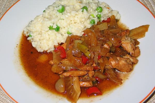 Chicken Paprika with Delicious Rice