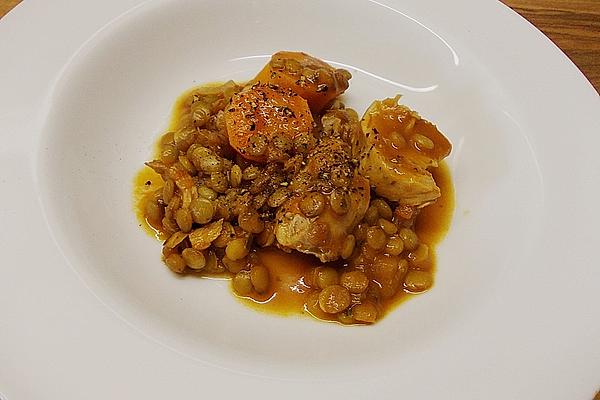 Chicken Pot with Lentils