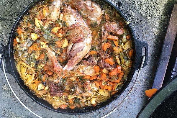 Chicken Stew from Dutch Oven