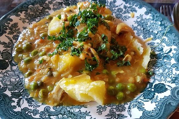 Chicken Stew Morocco with Beans and Vegetables