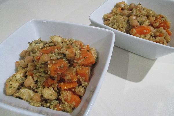 Chicken Stew with Quinoa and Chickpeas