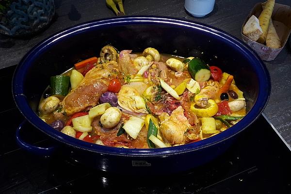 Chicken Tagine with Pickled Lemon and Green Olives