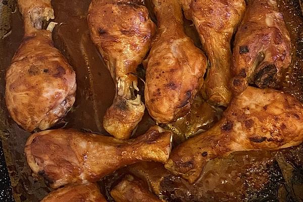 Chicken Wings or Chicken Legs in Honey BBQ Sauce