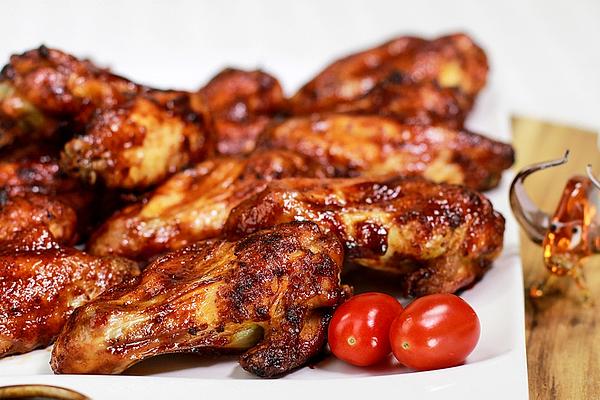 Chicken Wings with Barbecue Honey Marinade