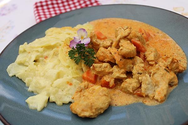 Chicken with Curry Carrots