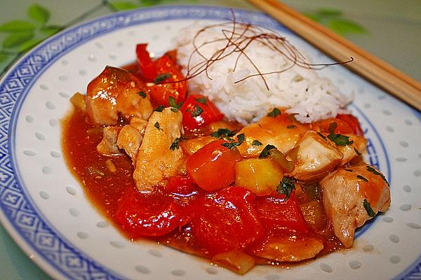 Chicken with Pineapple and Bell Pepper (Chinese)