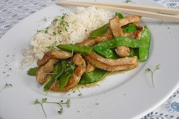 Chicken with Snow Peas