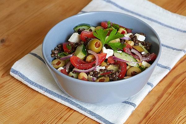 Chickpea and Lentil Salad