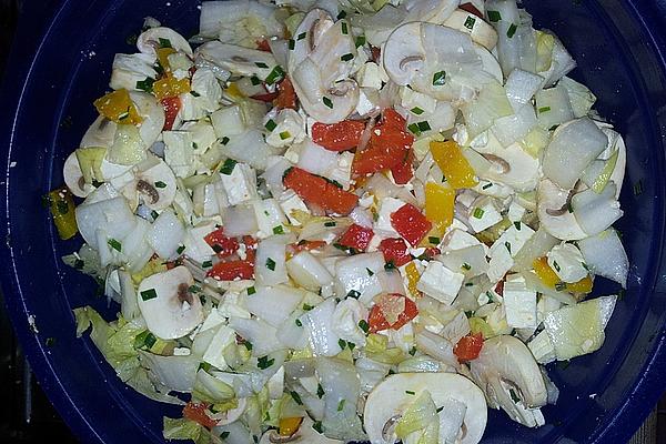Chicory – Paprika – Salad with Feta