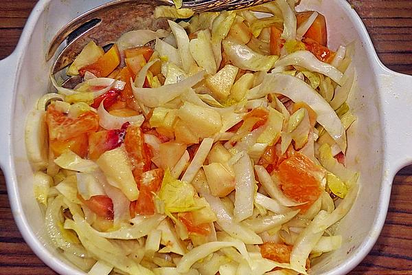 Chicory Salad Fruity and Hot