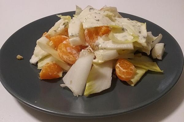 Chicory Salad with Tangerines