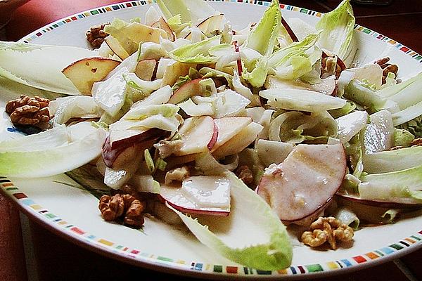 Chicory Salad with Walnut Sauce