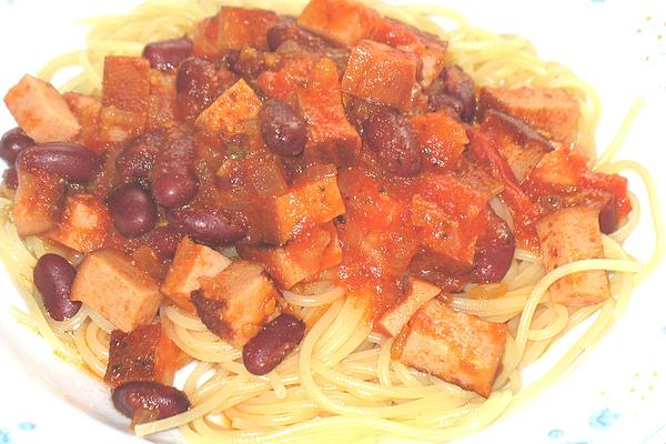 Chili – Spaghetti with Meat Cheese