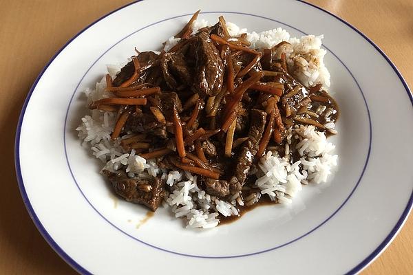 Chinese Beef with Carrots and Celery