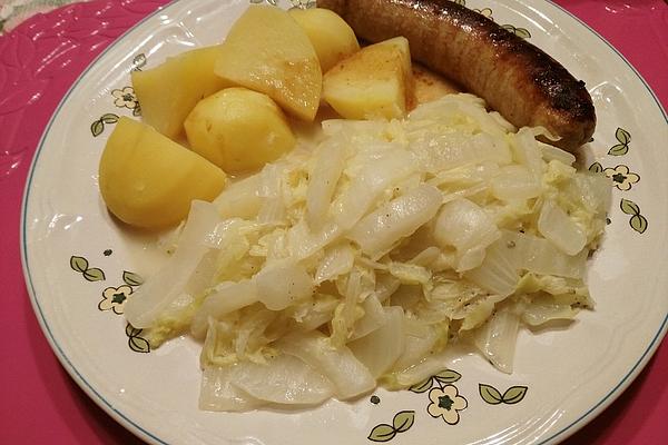 Chinese Cabbage in Cream Sauce