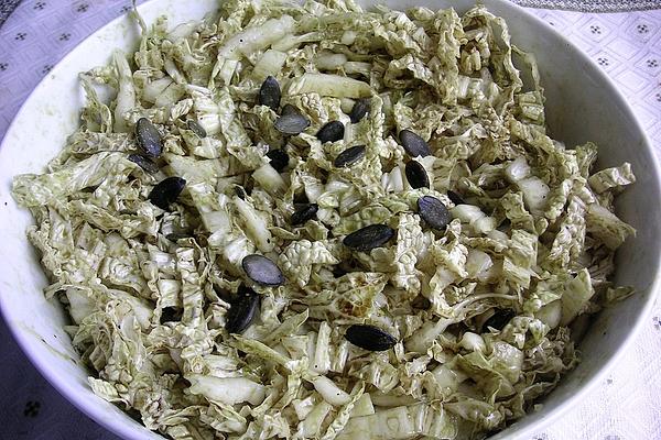 Chinese Cabbage Salad with Seed Oil