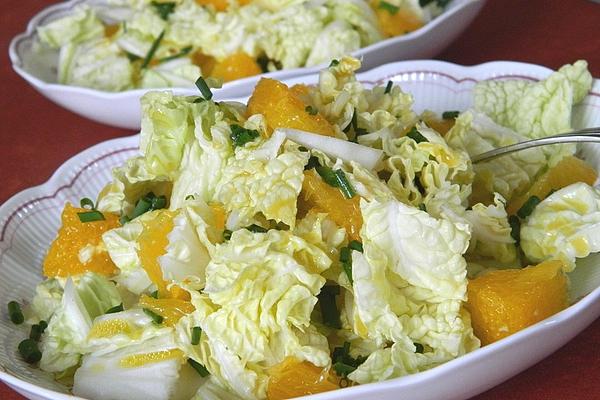 Chinese Cabbage with Spicy Mustard Dressing