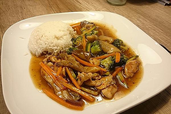 Chinese with Oyster Sauce and Chicken