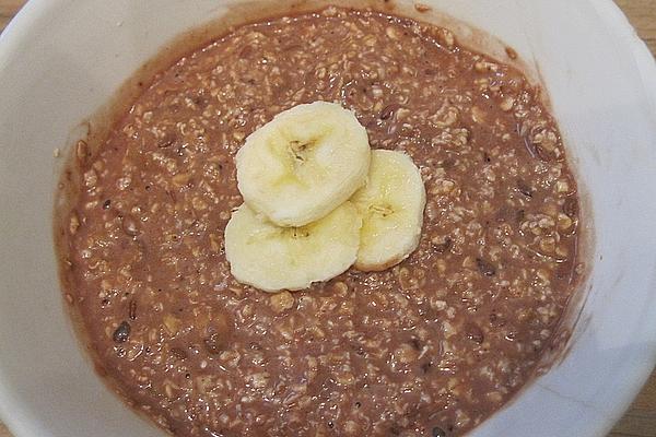 Chocolate Banana Oatmeal