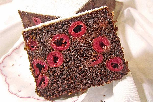 Chocolate – Cherry Cake with Almonds