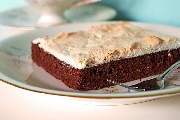 Chocolate Meringue Sheet Cake