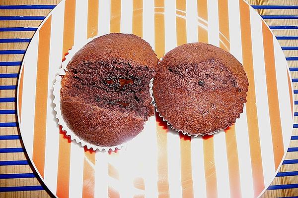 Chocolate Muffin with Liquid Chocolate Center