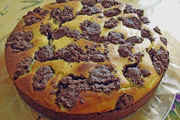 Chocolate Quark Crumble Cake