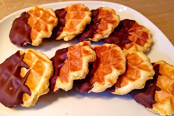 Chocolate Waffle Biscuits