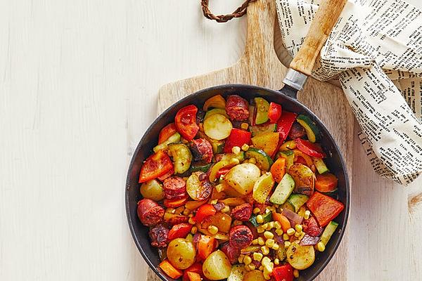 Chorizo ​​- Stir-fried Vegetables from Oven