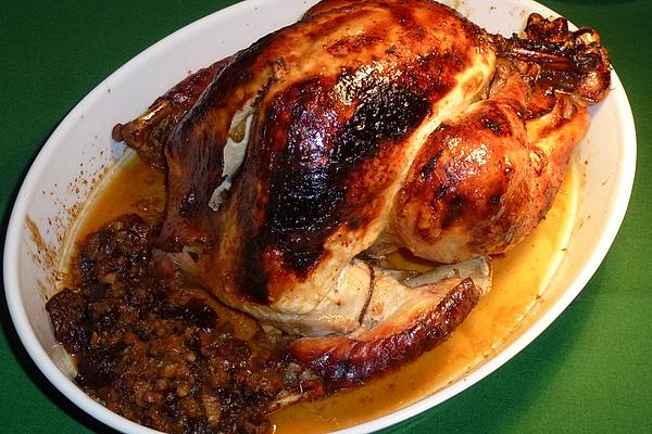 Christmas Turkey with Grappa Plums and Honey