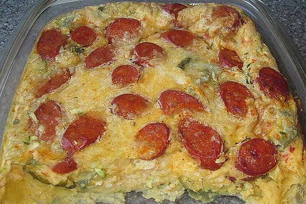 Clafoutis with Chorizo