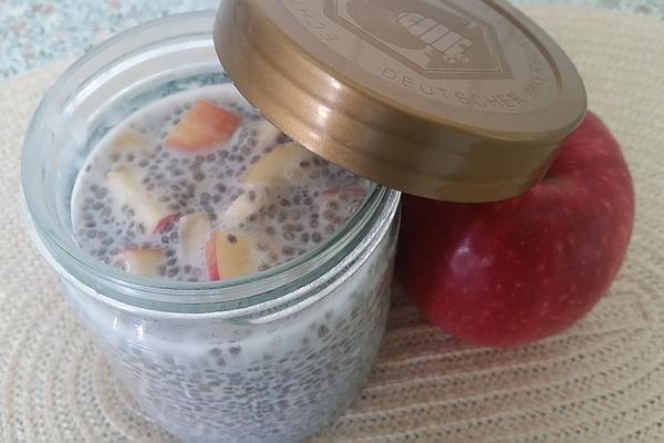 Coconut and Apple Chia Pudding