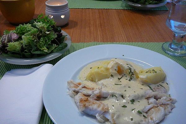 Cod Fillet in Lemon Sauce