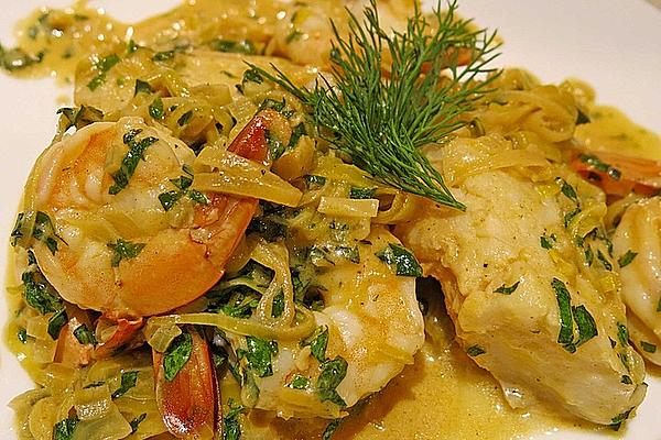 Cod in Tarragon Sauce