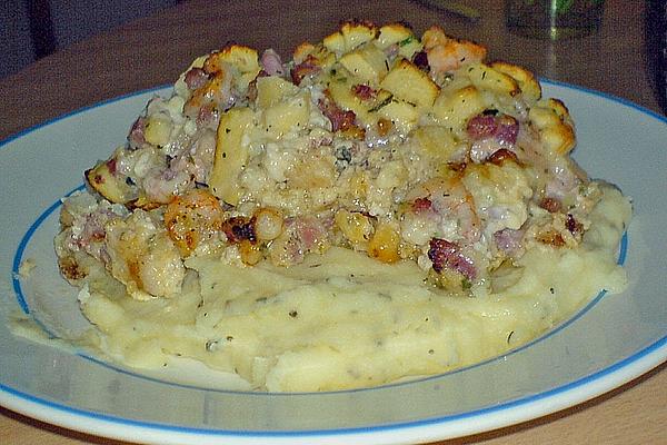 Cod with Apple-cream Topping