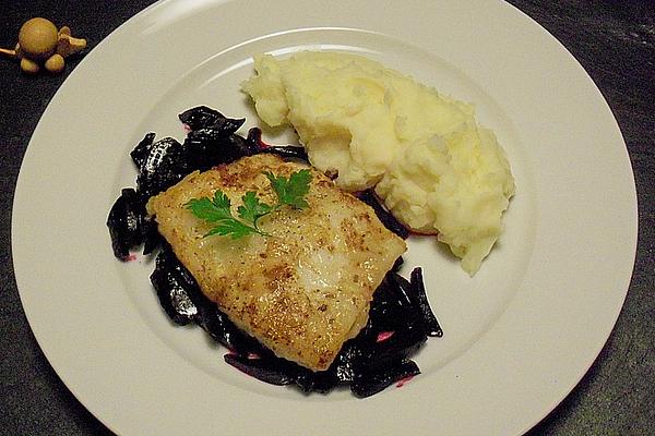 Cod with Beetroot