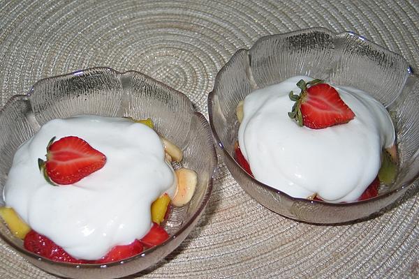 Cold Yogurt Bowl with Fruit