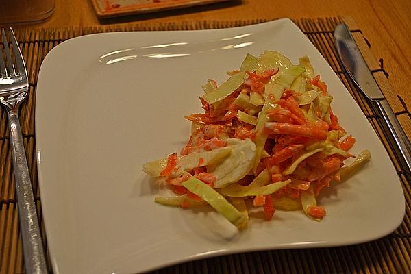 Coleslaw with Mango and Carrots
