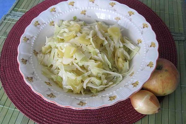 Coleslaw with Red Onions and Apples