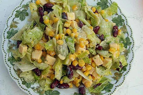 Colorful Iceberg Lettuce with Cheese