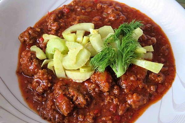Colorful Minced Meat Sauce