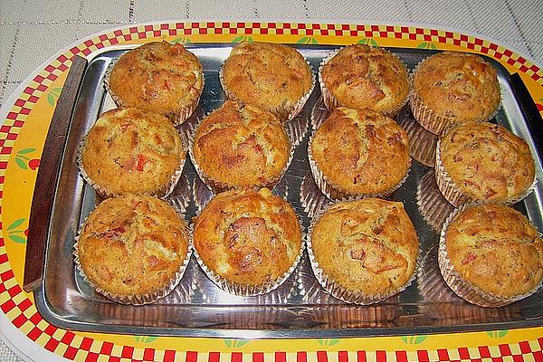 Colorful Pizza-muffins