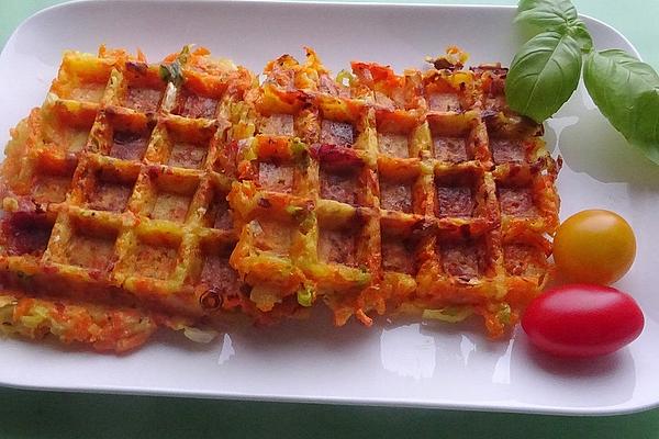 Colorful Potato Waffles