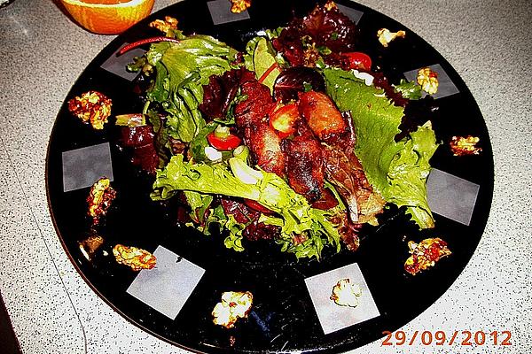 Colorful Salad with Bacon Dates